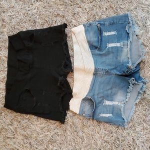 Maternity Jean Shorts